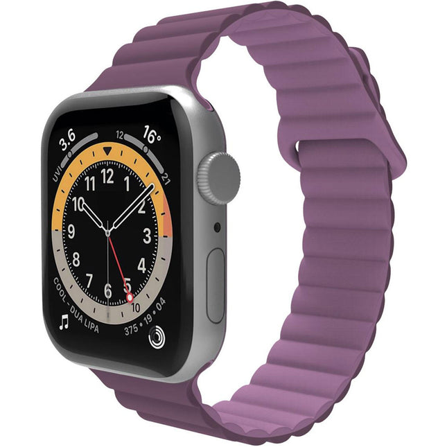 Řemínek pro Apple Watch 42/44/45mm magnetický fialový