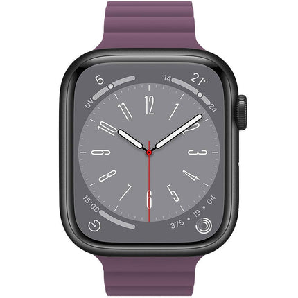 Řemínek pro Apple Watch 42/44/45mm magnetický fialový