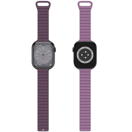 Řemínek pro Apple Watch 42/44/45mm magnetický fialový