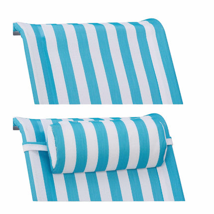 Brass chair with neck pillow - foldable