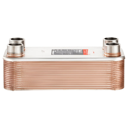 Brazed Plate Heat Exchanger, 30-Plate 5x12 Water-to-Water