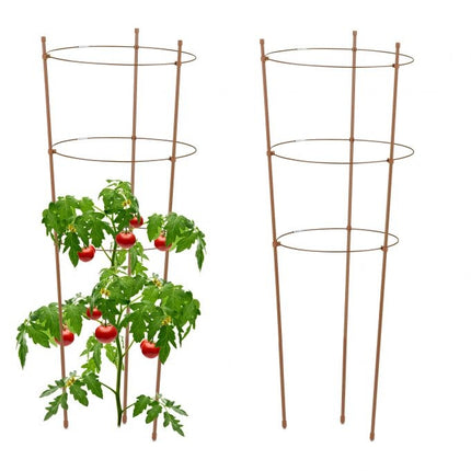 Hnědá opora pro popínavé rostliny 76 cm, sada 2 ks