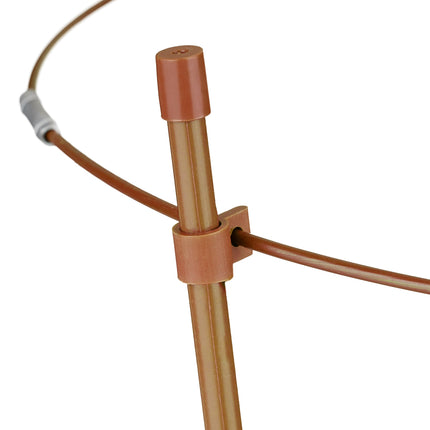 Hnědá opora pro popínavé rostliny 76 cm, sada 2 ks