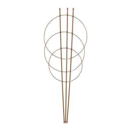 Hnědá opora pro popínavé rostliny 76 cm, sada 2 ks
