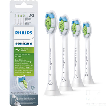 Kartáčkové hlavice Sonicare W2 Optimal 4 ks bílá HX6064/10