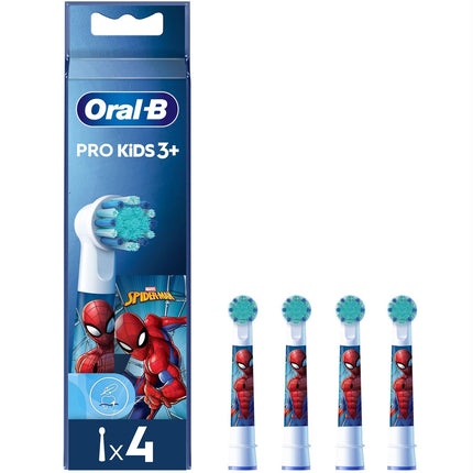 Kartáčkové hlavice Spiderman 4 ks