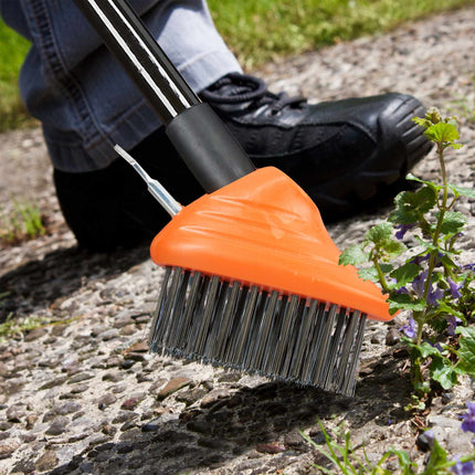 Brush set with telescopic handle