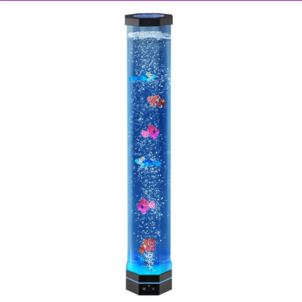 Bubble Tube Lamp, 16 Color, 80 cm Remote Sensory Aquarium