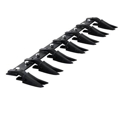 Bucket Tooth Bar, 53 Inch, 7-Tooth Clamp-On, No-Drill