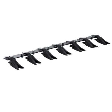Bucket Tooth Bar, 53 Inch, 7-Tooth Clamp-On, No-Drill