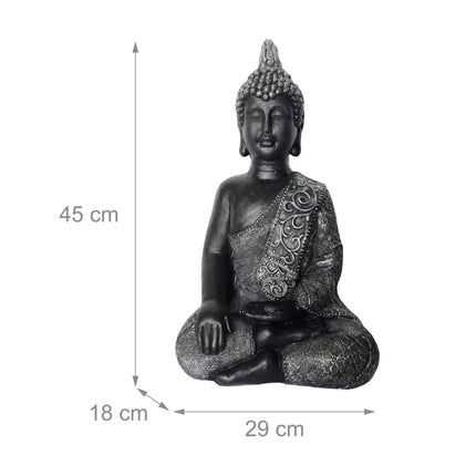 Socha Buddhy 45cm – zenová dekorace do interiéru i exteriéru