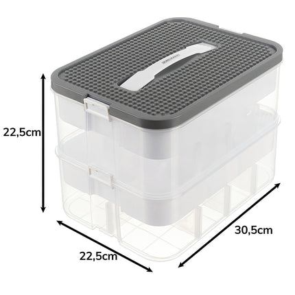 Box na stavebnice – 2 patra Kruzzel 25756