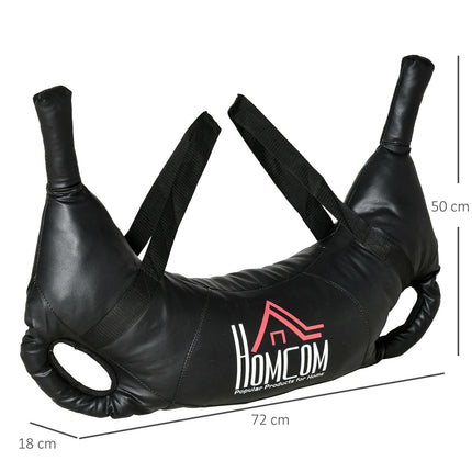 Bulharský tréninkový vak 20 kg, černý, plněný pískem