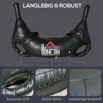 Bulharský tréninkový vak 20 kg, černý, plněný pískem