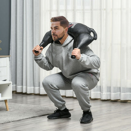 Bulharský tréninkový vak 20 kg, černý, plněný pískem