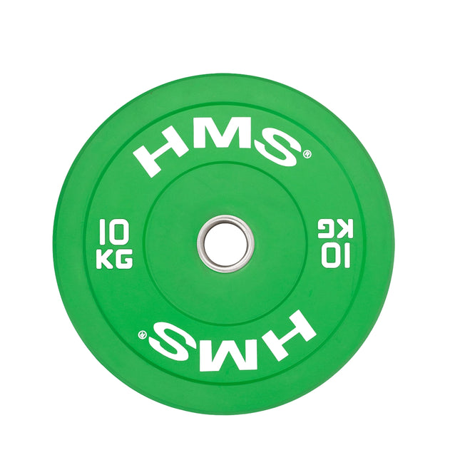 Bumper Olympic Plate, 10 KG, Green