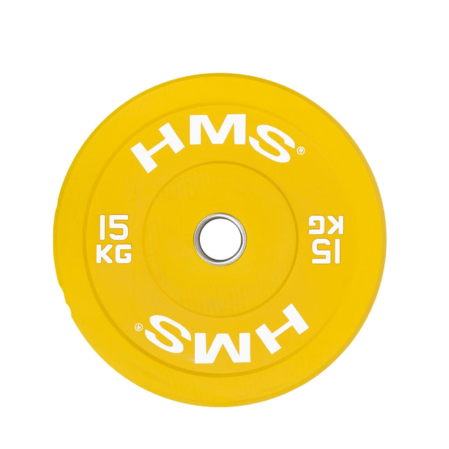 Bumper Olympic Plate, 15 KG, Yellow