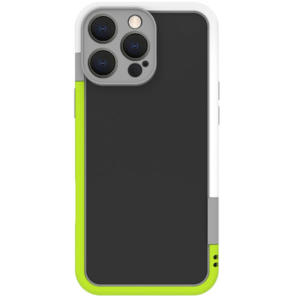 Bumper iPhone 16 Pro Max bílá/limetkově zelená