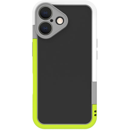 Bumper iPhone 16 bílá/limetkově zelená