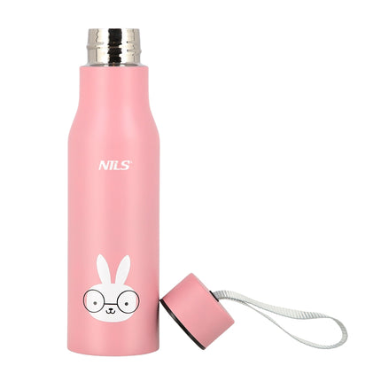 Thermo-Trinkflasche Hase – Isoliert, auslaufsicher, 350 ml