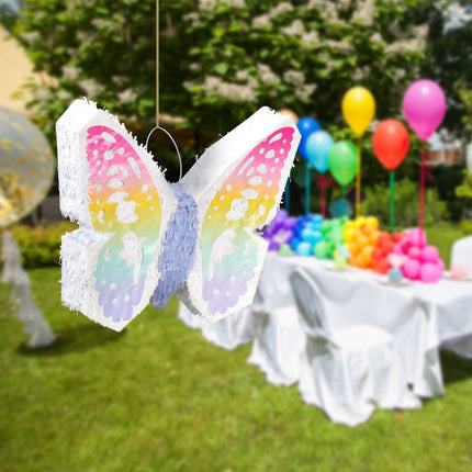 Piñata motýl na dětské narozeninové oslavy