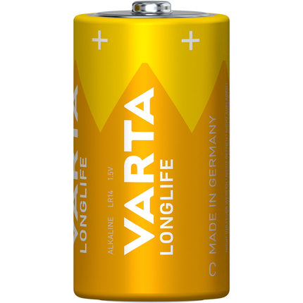 Baterie C, 2 ks, dlouhá výdrž, alkalické