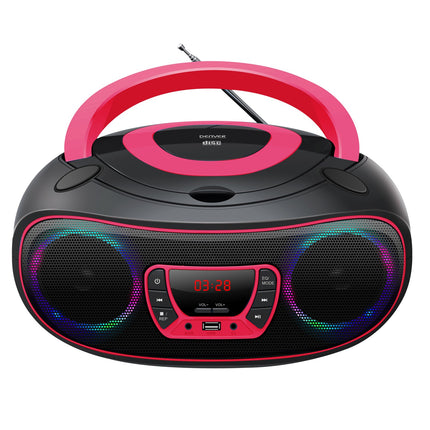 CD-Boombox mit FM/USB/BT