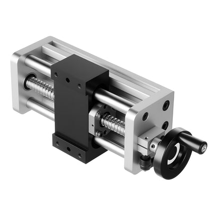CNC Linear Stage Actuator, 100 mm Stroke, Handwheel