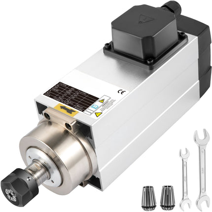 CNC Spindle Motor 3kW 220V Air-Cooled, ER20 18000RPM