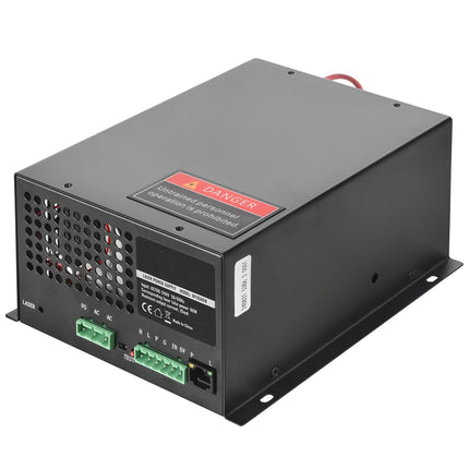CO2 Laser Power Supply 80W for 80W Laser Tubes, PWM Control, Cooling Fan