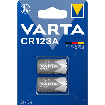 CR123A 3V lithiová baterie, 2 ks