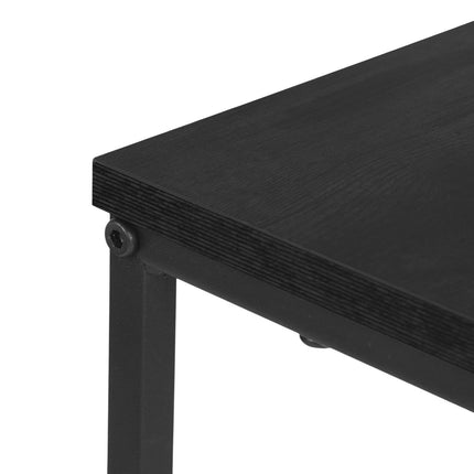 C-förmiger Beistelltisch – platzsparend, im Industriedesign