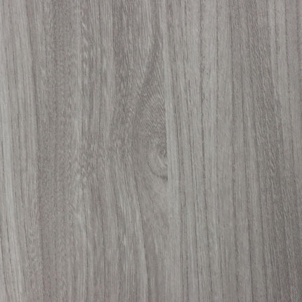 C-förmiger Beistelltisch mit Rollen – Holzoptik-Platte