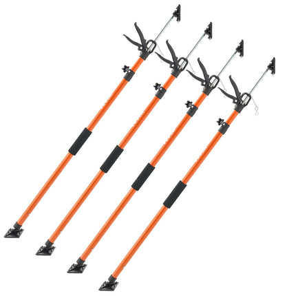 Cabinet Jack Support Poles, 4-Pack, 116–290 cm, 70 kg