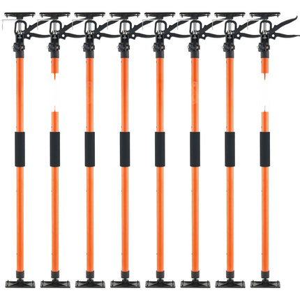 Cabinet Jack Support Poles, 8-Pack, 116–290 cm, 70 kg