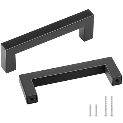 Cabinet Pulls, 30-Pack, 96mm Centers, Matte Black