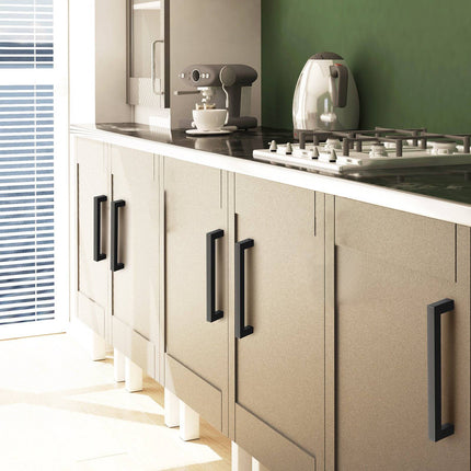 Cabinet Pulls, 30-Pack, 96mm Centers, Matte Black