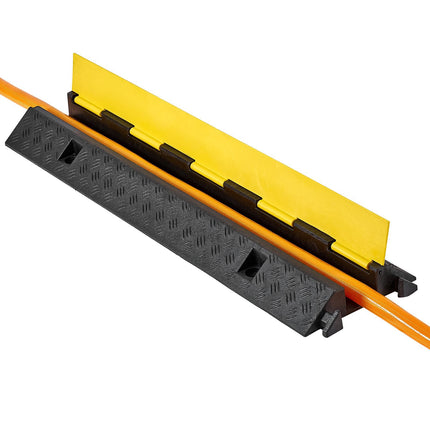 Cable Protector Ramp, 22,000 lb Axle, 1-Channel 70x50mm