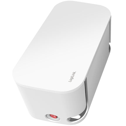 Box na kabely s rozbočovací zásuvkou + nabíjení USB-A/USB-C, bílý