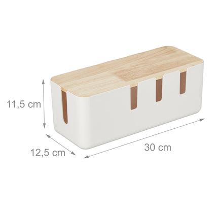 Box na kabely, bílý