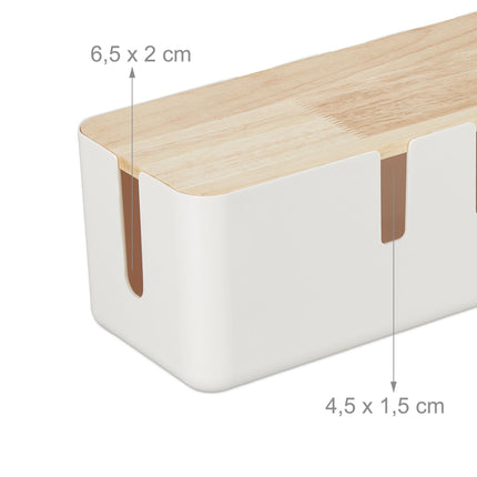 Box na kabely, bílý