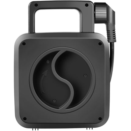 Kabelový naviják 5 metrů, 4 zásuvky s uzemněním + USB-A/USB-C 20W IP20