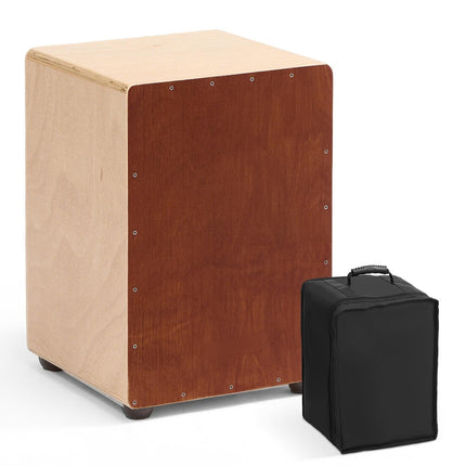Cajon Box Drum With Internal Snare, Birch, Bag