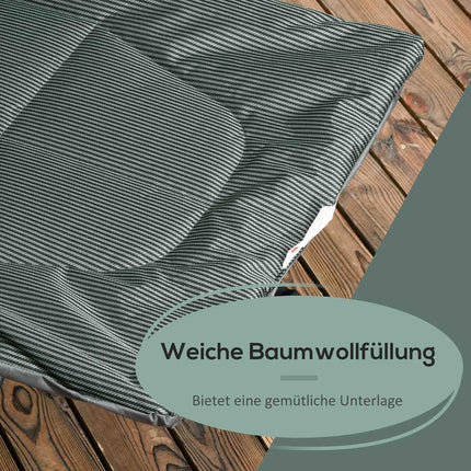 Folding camping bed with bag, grey, supports 120 kg