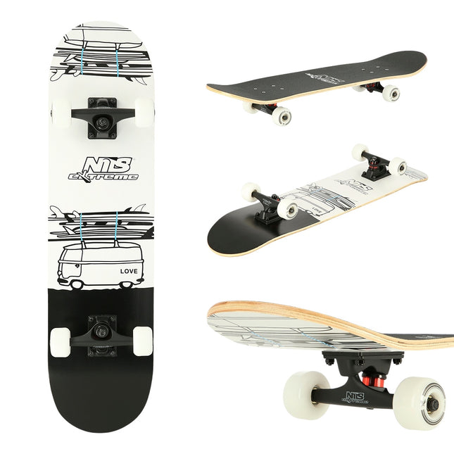 Skateboard Camper, odolná deska, Nils Extreme