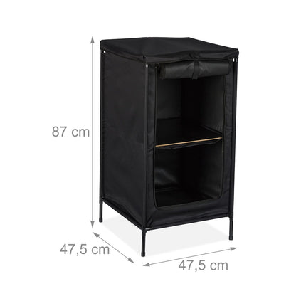 Camping Cupboard with 2 Shelves, Durable Polyester