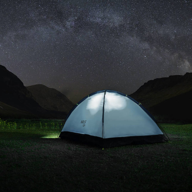 Kampeertent, grijsblauw, Nightfall-serie