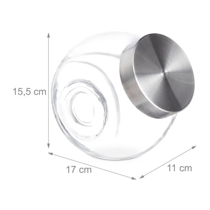 Dózy na bonbony 1.5 l, sada 4 ks
