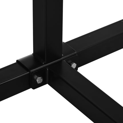 Adjustable metal kayak and canoe stand - Holds 2 boards