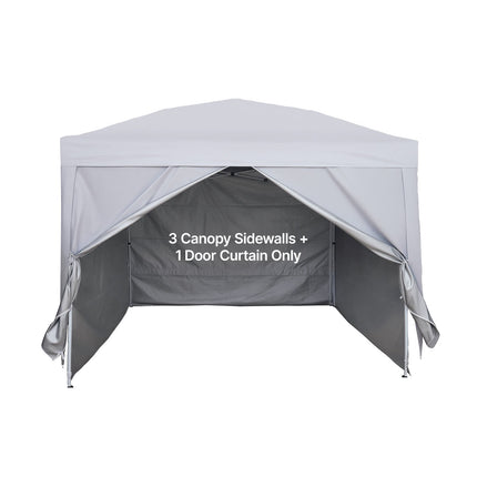 Canopy Sidewalls 4 Pack, 3 x 3 m, Waterproof, White